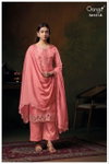 Josie 4137 By Ganga Bemberg Silk Designer Salwar Suits Suppliers In India